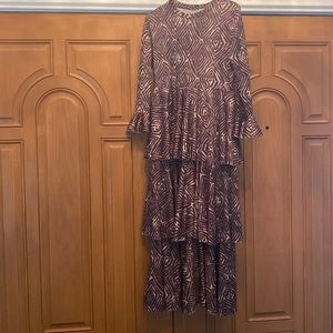 Unique rare tiered beautiful dress sz M